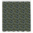 thumbnail image 3 of Ambesonne Paisley Shower Curtain, Oriental Teardrop Motif, 69"Wx84"L, Multicolor, 3 of 3