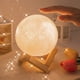 thumbnail image 2 of 12cm 3D lampara luna decoración luces nocturnas lampara de noche dormitorio luces led para habitacion, 2 of 4