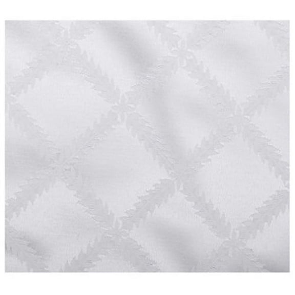 Lenox Laurel Leaf Round Tablecloth, White, 70"
