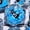 Cat + Blue Quicksand-053, variant on DND Resin Dice 7-Piece Set for Dungeons and Dragons DND 5e RPG Gift, Board Game Tabletop Role Playing Dice Game, Birthday Gift, Christmas, Thanksgiving, Halloween