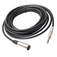 thumbnail image 1 of XLR 3Pin a 1/4 Pulgadas 6.35mm Cable de , 10 pies, 1 of 7