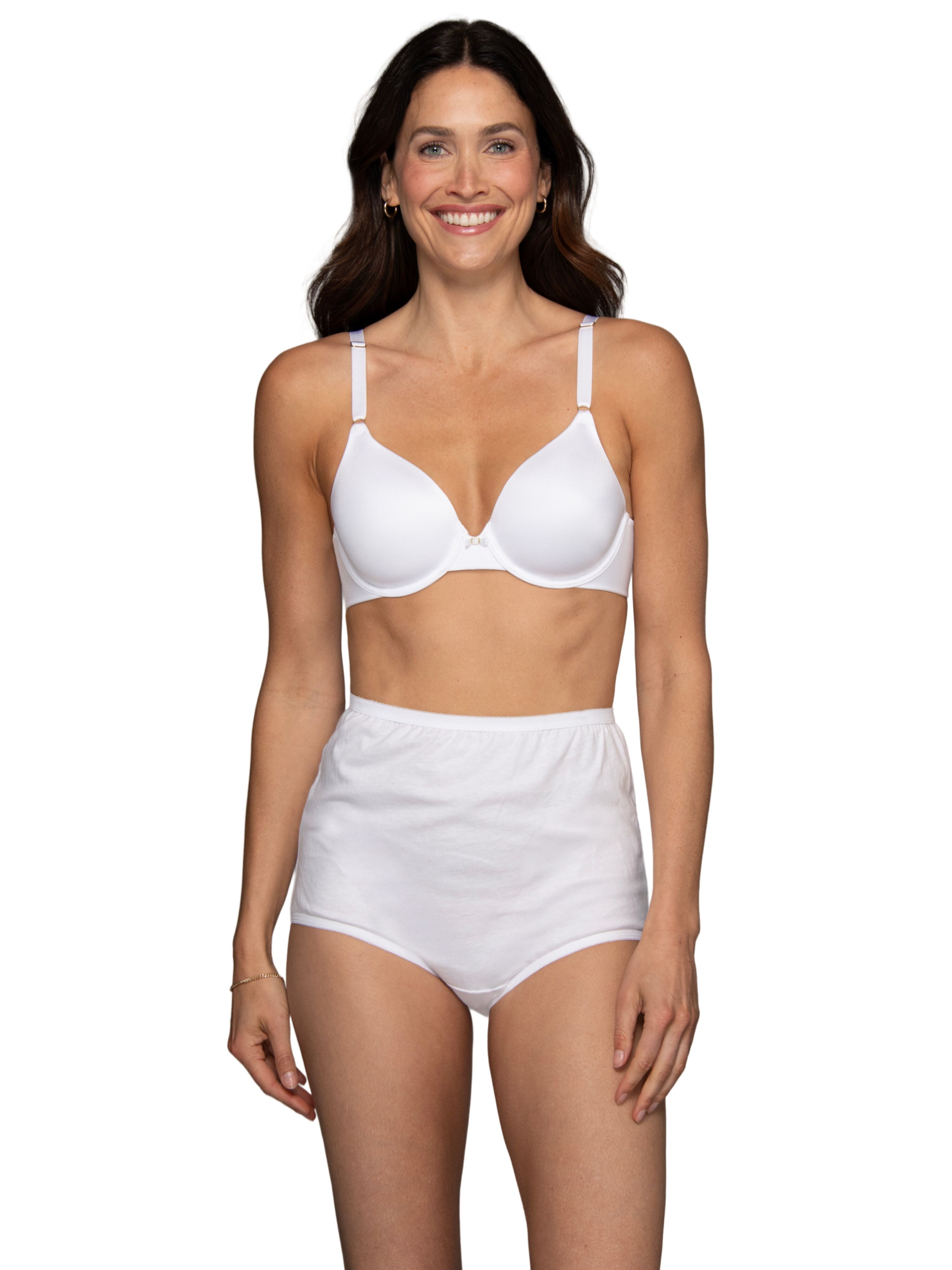 Vanity Fair Lingerie Women's Perfectly Yours Tailored Cotton Full Brief Underwear