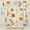 Beige, variant on Cute Retro Floral Shower Curtain Set 72 Inch, 70s Aesthetic Colorful Flower Shower Curtains for Bathroom, Fun Pastel Funky Style Preppy Bathroom Decor for Girls