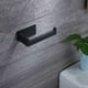 thumbnail image 2 of Portarrollos de papel higiénico negro, portarrollos de papel higiénico para baño y cocina, acero inoxidable SUS 304, autoadhesivo, 2 of 5