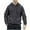 Dark Gray, variant on Admvng Mens Hoodie Leisure Hooded Sweatshirt Solid Color Shoulder Sleeves Long Sleeved, Size M-2XL