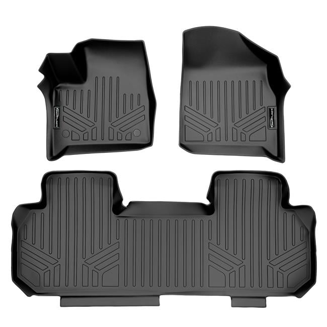 Smartliner SA0343B0343 Custom Fit 2 Row Floor Mats Liner Set with