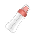 thumbnail image 3 of Botella de plástico de 5 orificios con tapa apretable y dispensador de jarabe., 3 of 6