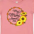 thumbnail image 4 of Inktastic My Mimi Loves Me with Sunflower Wreath Boys or Girls Baby T-Shirt, 4 of 5