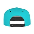 thumbnail image 4 of Haiem Aqua Classic Snapback Cap Flat Bill Hat Baseball Cap Adjustable Size Cotton Dad Hat, 4 of 9