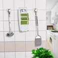 thumbnail image 5 of Toallero, Toallero Adhesivo Autoadhesivo, Sin Perforaciones, Perchero, Gancho de Pared, Máximo 8 kg, Gancho para Albornoz de Acero Inoxidable, 4 Piezas para Baño y Cocina, 5 of 5