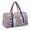 American Flag Floral, variant on chaqlin Cherry Print Travel Duffle Bag Retro 70s 80s Weekender Overnight Bags Gym Tote Bag Workout Duffel Bags with Adjustable Strap for Women