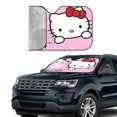 thumbnail image 4 of Hello Kitty Car Windshield Sunshades, Front Windshield Sun Shade, Hardened Sun Visor Shield Cover, Foldable Reflector For Car Truck Suv, Keeps Your Vehicle Cool, 4 of 8