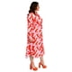 thumbnail image 2 of Vestido sublimado Roman Fashion 4307 naranja mosaico Talla extra 38, 2 of 6