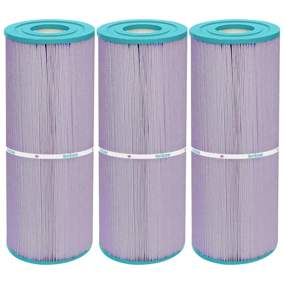 Hurricane 3 Pack HF4950-01P Platinum Purple Spa Filter Cartridge Replacement