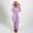 517_Purple, variant on Chritsmas Women's Artificial Wool Long Sleeve Pajamas Casual Solid Color Zipper Loose Hooded Jumpsuit Pajamas Casual Winter Warm Rompe Cute Ears Sleepwear