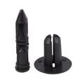 thumbnail image 4 of 200Pcs Car Molding Door Fender 5mm Hole Plastic Rivets Fixing Black., 4 of 8