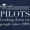 thumbnail image 3 of CafePress - Pilots Looking Down People T Shirt - Men's Classic Graphic Cotton T-Shirt, 3 of 4