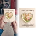 thumbnail image 2 of CoreLiving Pocket Hug 2D Acrylic Flat Design Easter Bunny Plush Alternative Emotional Support Animal Little Pocket Bunny Comfort Gift Funny Bunny Positive Decor, 2 of 9