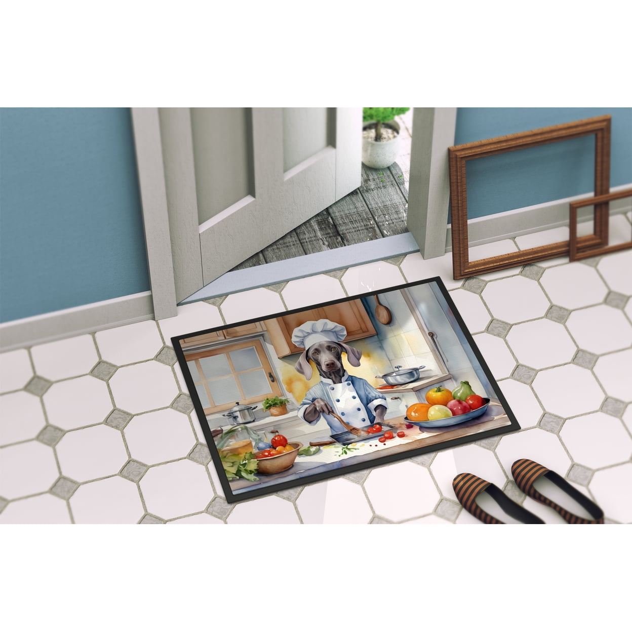 Weimaraner The Chef Doormat