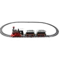 thumbnail image 2 of Northlight 13-Piece Red and Black Battery Operated Lighted and Animated Train Set with Sound, 2 of 4