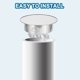 thumbnail image 4 of Tapa de Agujero de Chimenea Uxcell, 2 Pcs 90mm(3.5 Pulgadas) Ajustable en Tensión Redonda de Acero Inoxidable Cubierta de Agujero de Tubería de Estufa para Cocina Balcón Alcantarilla, Tono Plateado, 4 of 5