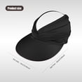 thumbnail image 1 of Guardurnaity Gorra deportiva plegable para mujer con protección solar, elegante y ajustable, de secado rápido. Sombreros negro, 1 of 6