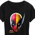 thumbnail image 3 of Marvel Deadpool & Wolverine - Wolverine Split Space - Women's Short Sleeve Graphic T-Shirt, 3 of 5