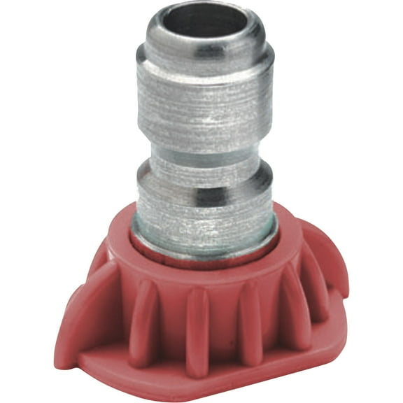 NorthStar Pressure Washer 1/4in. Quick-Couple Spray Nozzle, Size 6.5, 0° Spray, SS