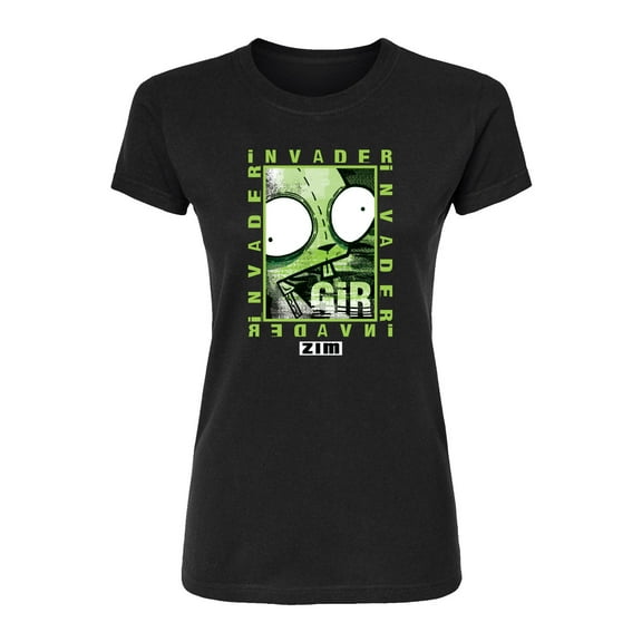 Invader Zim - Gir Trip - Juniors Fitted Short Sleeve Graphic T-Shirt