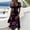 Dark Purple, variant on Womens Halloween Dress Ghost Short Sleeve Skeleton Funny Wrap Dress Spider V Neck Vintage Wedding Guest Dresses 3XL