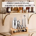 thumbnail image 4 of Coliware 16pcs Bartender Kit, Stainless Steel Cocktail Shaker Set with Bamboo Stand, Full Bar Cart Accessories, Bareware Tool Set for Home Bar, 4 of 9