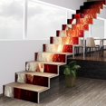 thumbnail image 2 of SZTXJ 13 pcs Christmas Stair Stickers, Self Adhesive PVC Christmas Tree Murals Christmas Tree Home Decor 39.3"w x 7"h(D), 2 of 2