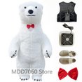 thumbnail image 3 of Disfraz inflable de mascota oso polar de 2 m/2,6 m/3 m, muñeco de peluche gigante, panda para cosplay, 3 of 5