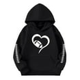 thumbnail image 4 of XAOFW Girl'S Hoodie Sweatshirt Long Sleeve Heart Rugby Print Hoody Kids Cute Clothes Soft Breathable Casual Daily Wear Pullover, 4 of 4