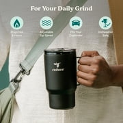 Reduce 18 oz Hot1 Insulated Tumbler – Stainless Steel with Lid & Handle - Midnight Plum