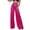 Hot Pink, variant on Wide Leg Pants for Women, High Waisted Summer Pants Womens, Womens Sequin Loose Drape Pants Fashion Casual Green