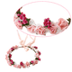 thumbnail image 3 of Diademas florales para boda, aro para el pelo nupcial, cinta de hoja para mujer, sombrerería de fiesta, accesorios de Navidad, 3 of 5