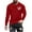 Mens T Shirts Red, variant on Graphic Tees for Men Big and Tall S-6X Plus Size Long Sleeve Crew Neck Funny T Shirts Casual Slim Basic Comfort Pullover Tops