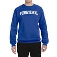 thumbnail image 2 of Wild Bobby State of Pennsylvania College Style Unisex Crewneck Sweatshirt, 2 of 6