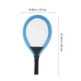 thumbnail image 4 of 1 Set of Beach Racket Toy 2-in-1 Rackets Outdoor Sports Exercise Game Toys with Balls for Kids (2PCS Rackets 1PC Tennis 1PC Badminton 1PC Ocean Ball), 4 of 6