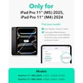 thumbnail image 3 of ESR Case Compatible with iPad Pro 11 Inch (M5/M4) 2025/2024, Rotating Case with Removable Magnetic Cover, Adjustable Portrait/Landscape Stand, 9 Standing Angles, Black, 3 of 8