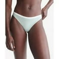 thumbnail image 3 of CALVIN KLEIN Women's Cotton Singles Thong Underwear, Sage XS, 3 of 4