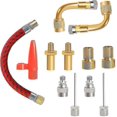 thumbnail image 1 of Bike Pump Valve Adapters Connectors, Bike Valve Valve Adapter On Car Valve Sv Av Dv Ball (12 Pcs), 1 of 5