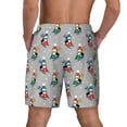 thumbnail image 4 of Goofa Skiing penguin Printed Men's Swim Trunks Board Shorts Quick Dry Mens Swimming Trunks with Compression Liner,Breathable Fit Hawaii Beach Shorts-Large, 4 of 9
