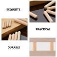 Axio 100pcs Dowel Pins Wood Dowels Wood Sticks Wooden Dowel Pin for