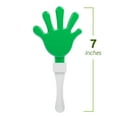 thumbnail image 2 of Windy City Novelties 12-Pack 7-Inch Mini Hand Clappers - Bulk Noisemakers for Parties, Celebrations, and Events - Green, 2 of 5