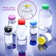 thumbnail image 2 of 20mm Aluminum-Plastic Flip Top Caps for Glass Vial Yellow 100PCS, 2 of 2