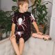 thumbnail image 4 of Fotbe Spider On The Web Pijama Estampada de 2 Piezas para Niños – Ropa de Dormir de Manga Corta Cómoda para Niños y Niñas, Camiseta y Shorts de Algodón-Large, 4 of 6