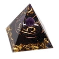 thumbnail image 2 of Pirámide de piedra orgánica de 5 cm para curación energética positiva y meditación. Poder del zodíaco Libra, 2 of 8