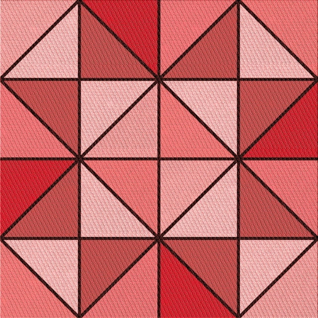 Ahgly Tapis d'Intérieur Lavable en Machine Carré Transitionnel Pastel Rouge Rose, 4 Pieds Carré